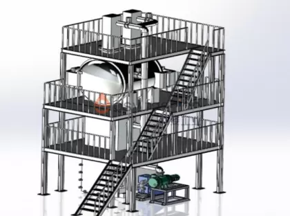 Equipamento de produção de pó de liga amorfa